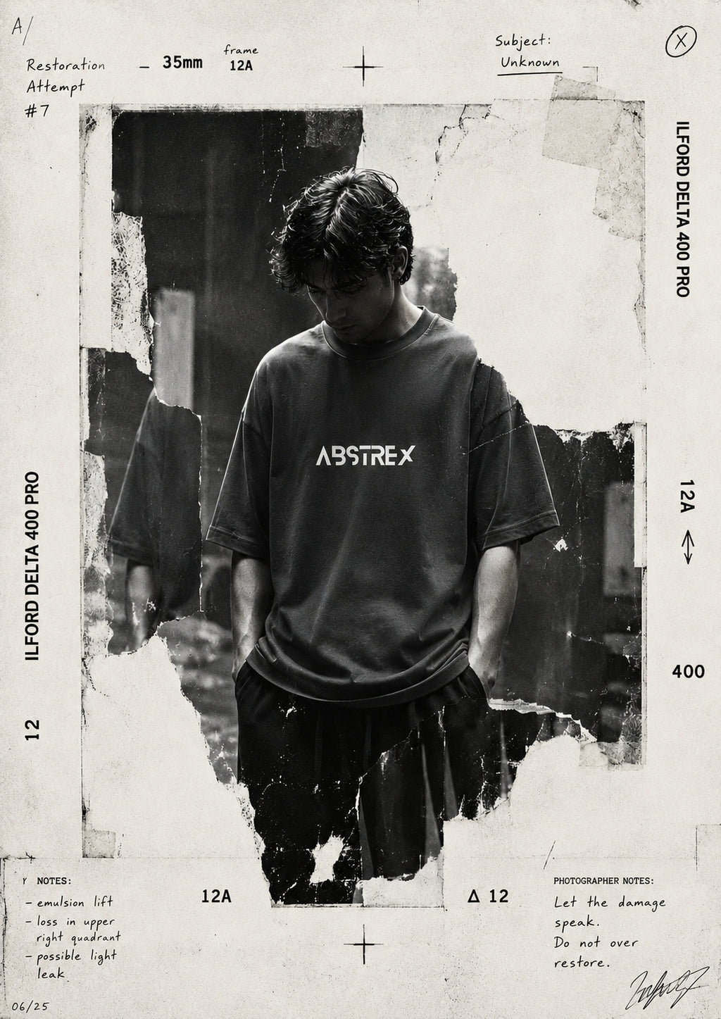 The Abstrex -Dense Oversized T-Shirt