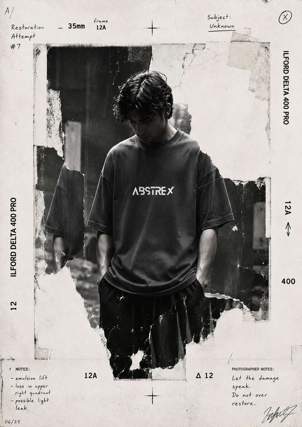 The Abstrex -Dense Oversized T-Shirt