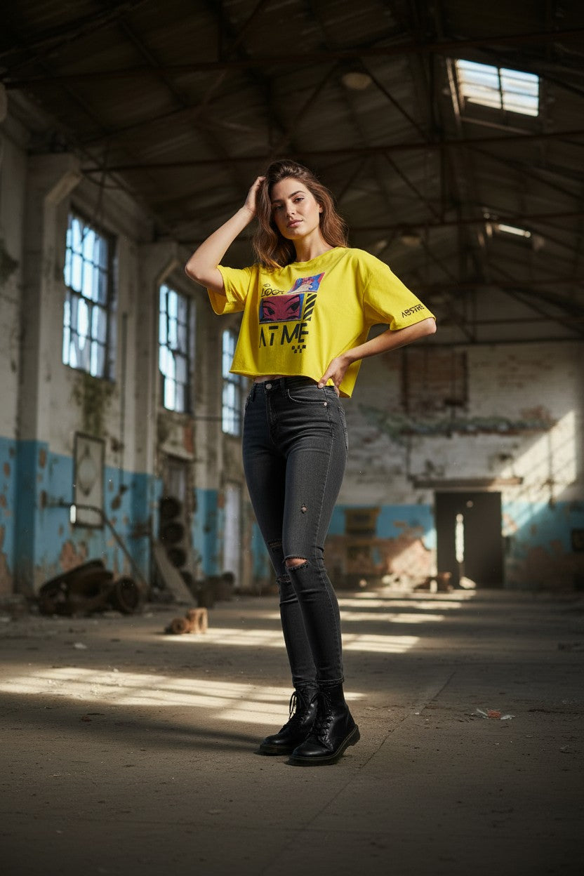 Anime Eye - LOOK AT ME - Crop Top
