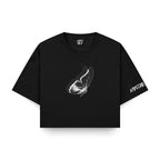 Black Butterfly - Crop Top