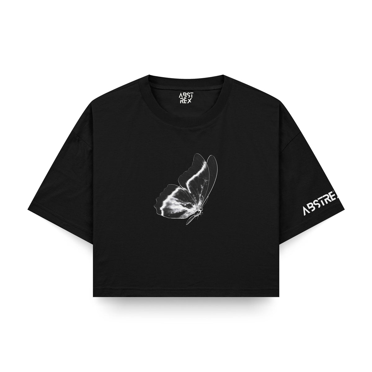 Black Butterfly - Crop Top