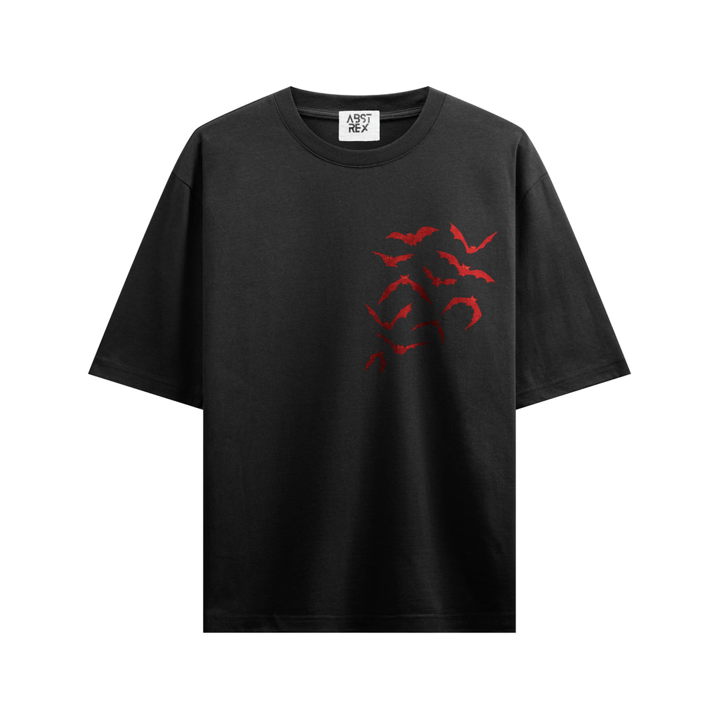 Red Night - Dense Oversized T Shirt