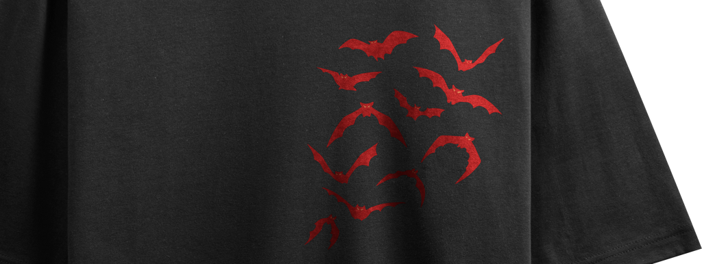 Oversized T Shirt - Red Night