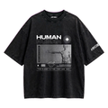HUMAN HUMAN - Optic Wash Oversize T-Shirt