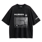 HUMAN HUMAN - Optic Wash Oversize T-Shirt